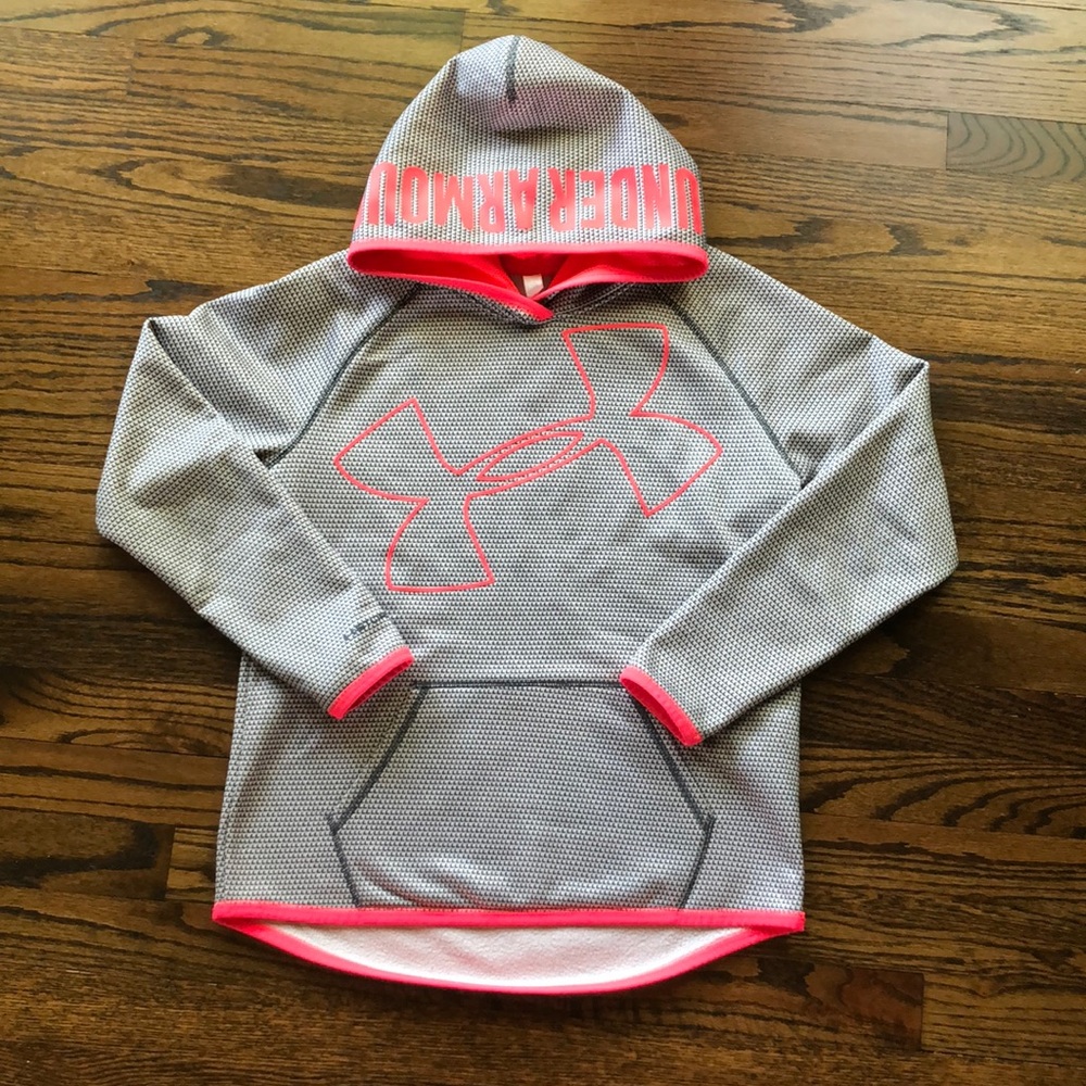 Under armor hoodie girl L